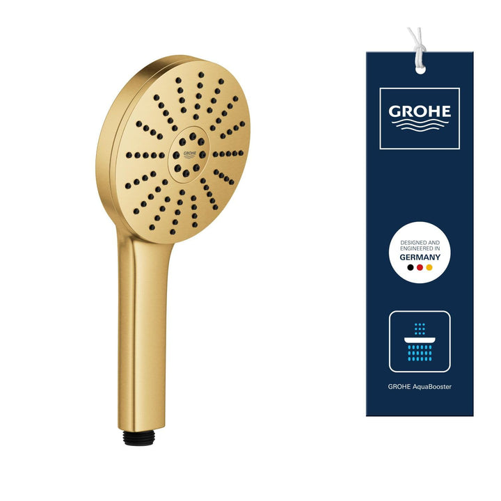 GROHE Vitalio Joy+ 120, wassersparender Duschkopf mit Boost-Funktion für mehr Strahlpower, 6l pro Mi
