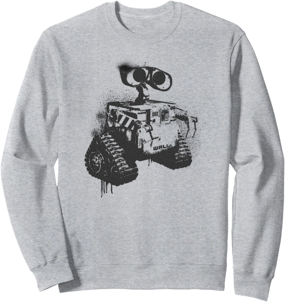 Disney Pixar Wall-E Stencil Painted Sweatshirt