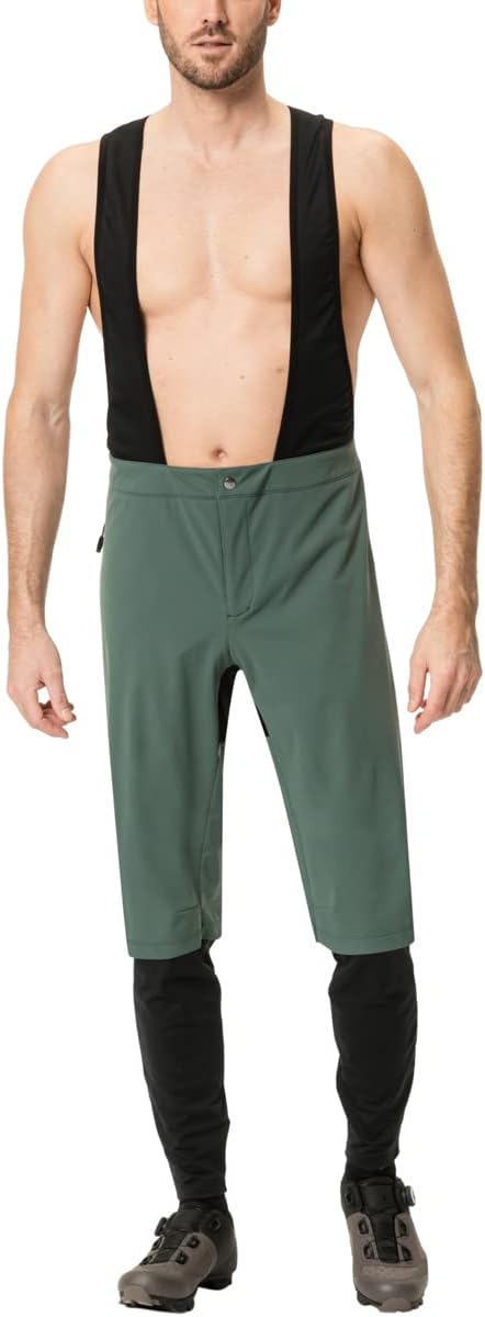 VAUDE Herren Hose Men's Kuro Warm Hybrid Bib Tights XXL Dusty Forest, XXL Dusty Forest