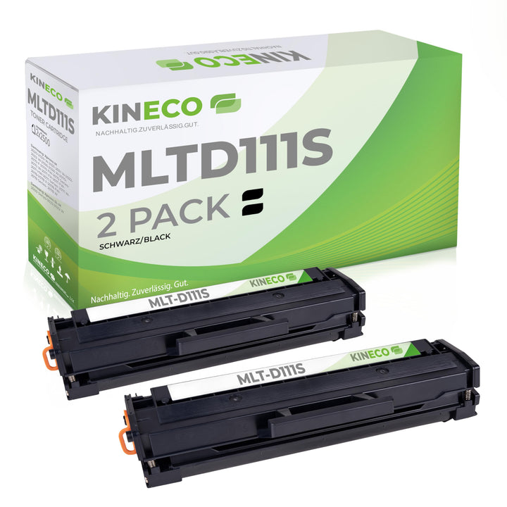 Kineco 2X Toner ersetzt MLT-D111S Doppelpack für Samsug Xpress M2070FW M2070W