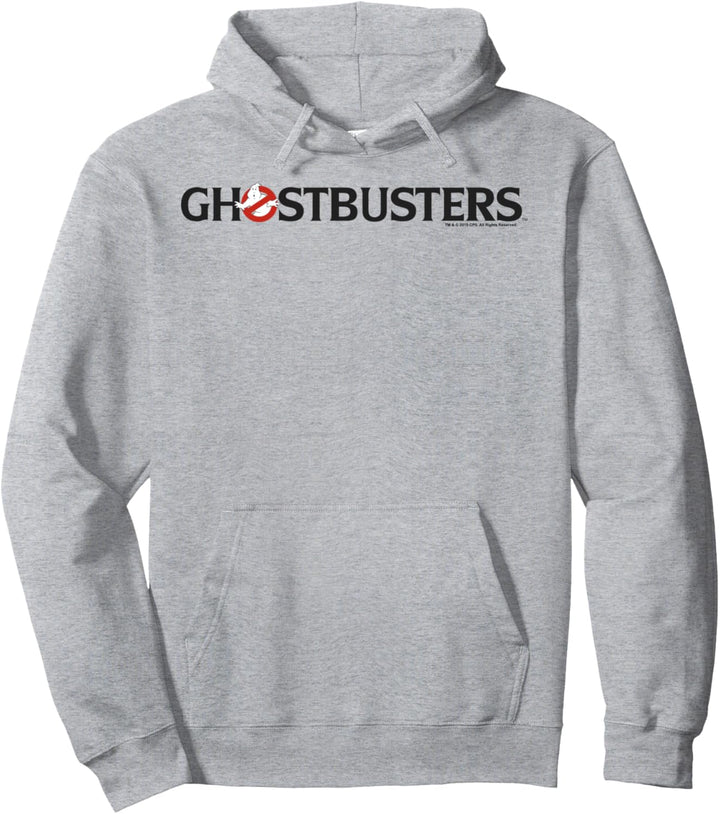 Ghostbusters Simple Text Logo Pullover Hoodie