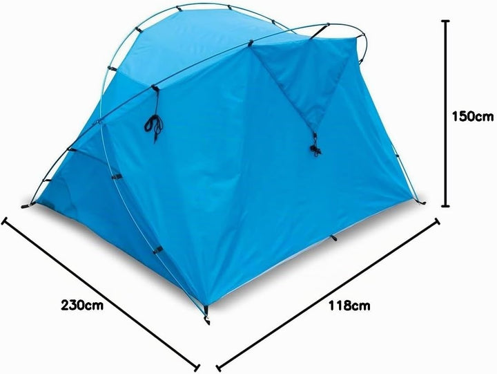 outdoorer grosse Strandmuschel Santorin Alu Air mit Fix up System - XXL Strandzelt mit UV 80 Sonnens