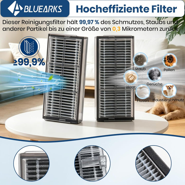 25 Stück Zubehör für Dreame L10s Ultra Gen 3/X40 Ultra Complete/L40 Ultra/Mova P50 Ultra Saugroboter