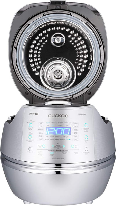 CUCKOO CRP-DHSR0609F Reiskocher Silber mit Display, 1090 W