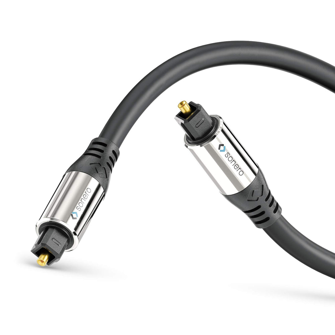 Sonero Optisches Audio Kabel 20,0m Gerade Stecker 20,0m, Gerade Stecker 20,0m