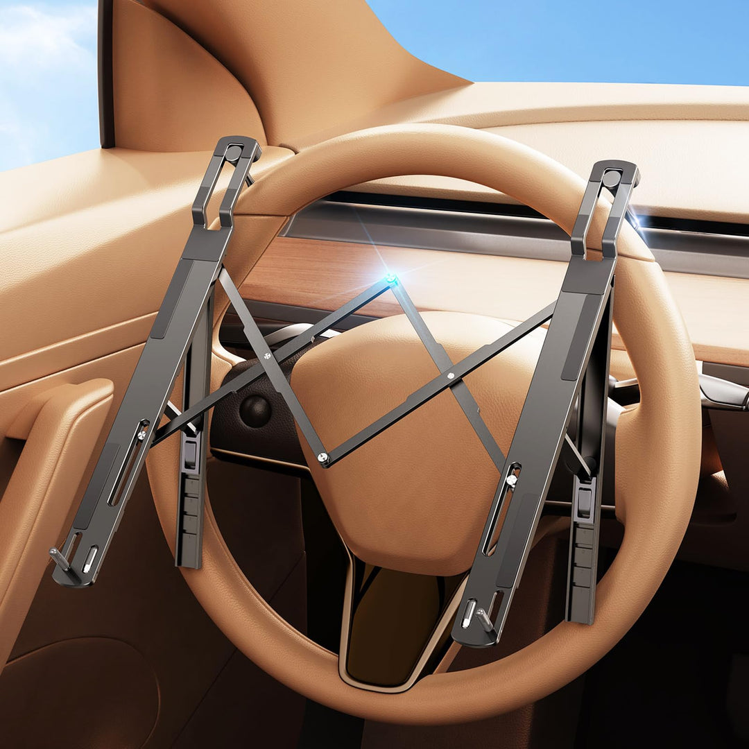 Auto Laptop Halterung Lenkrad Tablett Halter Höhenverstellbar Auto Schreibtisch für Laptop Computer