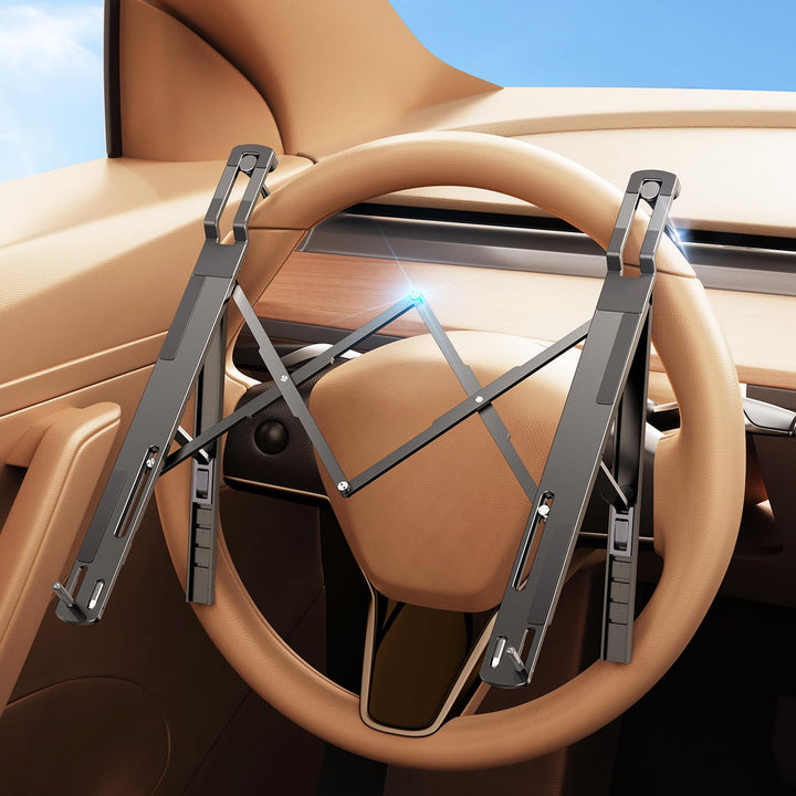 Auto Laptop Halterung Lenkrad Tablett Halter Höhenverstellbar Auto Schreibtisch für Laptop Computer