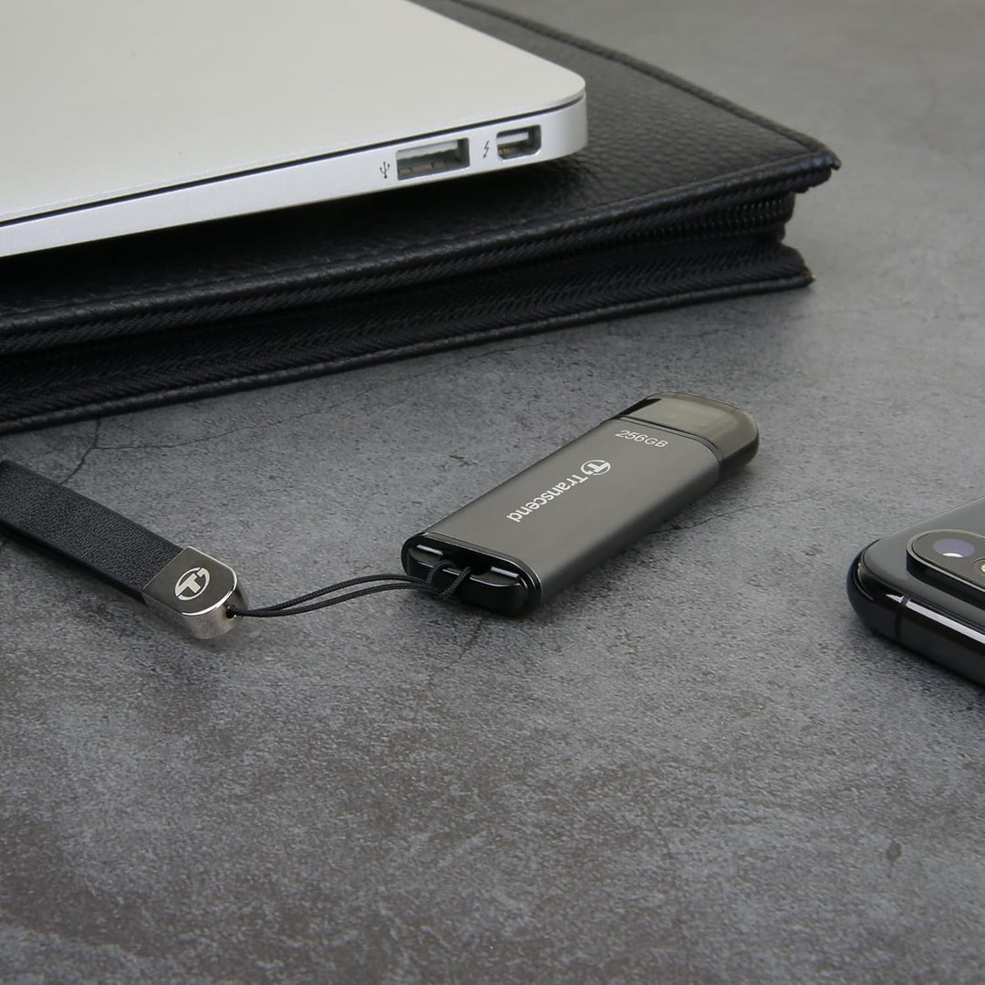 Transcend highspeed USB-Stick 128GB JetFlash 920 USB3.1 420/400MB/s TS128GJF920, Sterngrau