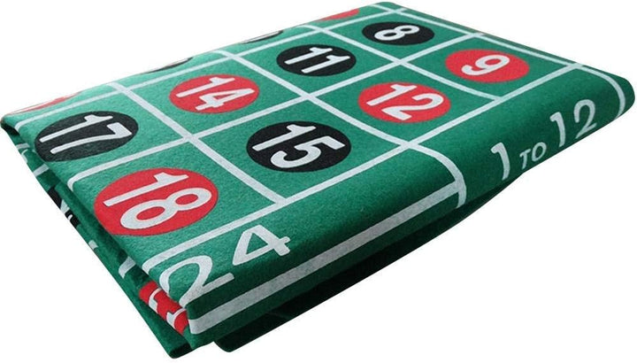 LuukUP Roulette Tischdecke-wasserdichter Tisch mit Blackjack- und Roulette-doppelseitige Muster Spie