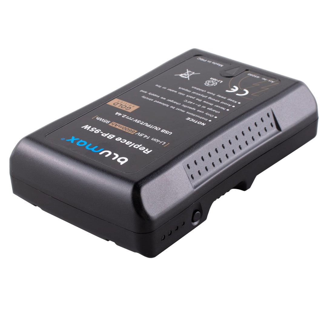 Blumax Gold Akku kompatibel mit Sony BP-V145 (LG Zellen) 9600mAh 14,8V, BP-V145