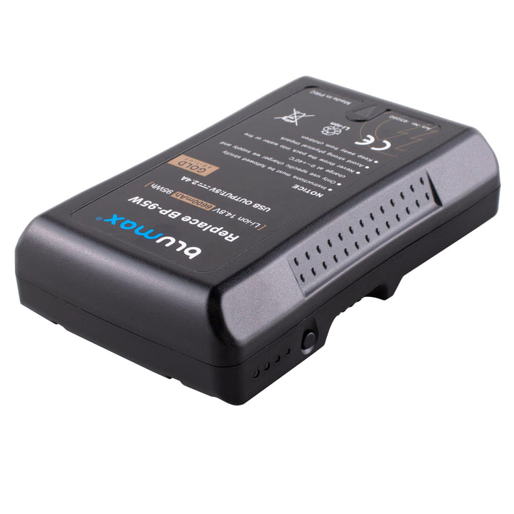 Blumax Gold Akku kompatibel mit Sony BP-V145 (LG Zellen) 9600mAh 14,8V, BP-V145