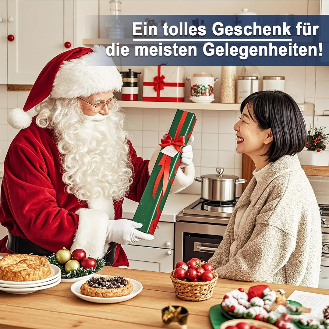 Dmore Magnetleiste Messer mit 15 Haken,59 cm Messerhalter magnetisch aus Holz, Magnet Messerhalter m