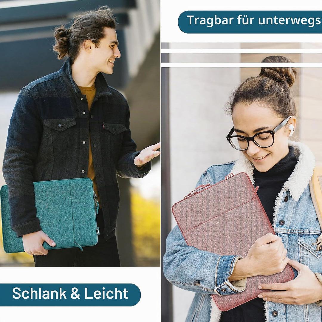 15,6 Zoll Laptoptasche Laptophülle,ZYB Sleeve Wasserdicht Hülle Laptop Tasche 15.6 für 15 Zoll Noteb