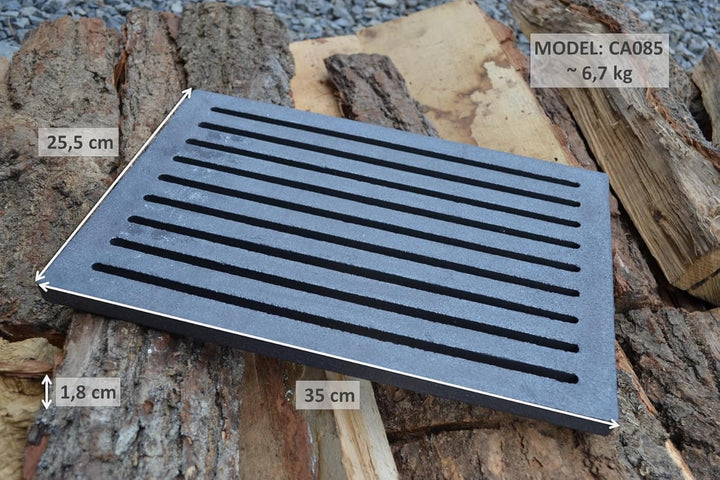SEZAM 35 x 26 cm (35 x 25,5) Robuster und Massiv Gussrost Ofenrost Ascherost Gussrost verschiedene D