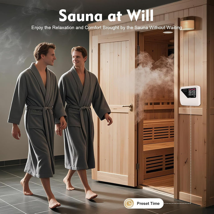3-9 KW 40-105℃ Saunaofen Saunasteuergerät, Multifunktional Sauna External Controller, für Saunakabin