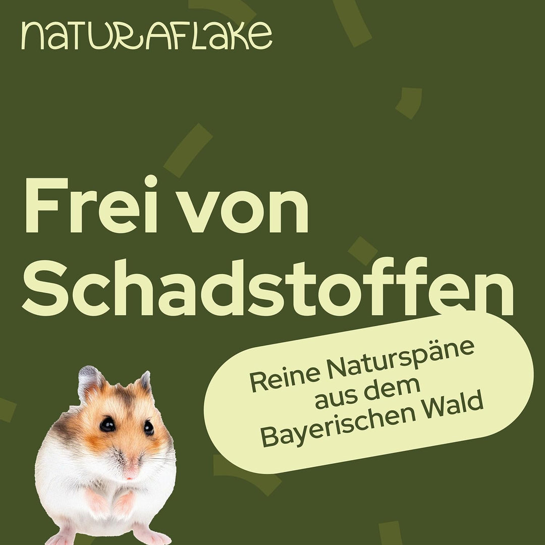 Kleintierstreu Bio 40 L – Staubarme, hochsaugfähige Einstreu im Karton – Für Kaninchen & Nager