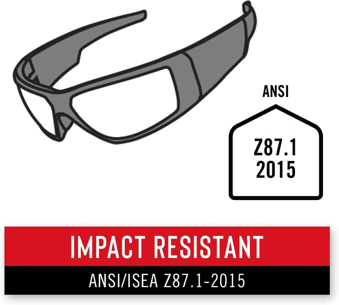 Coast SPG500 Wiederaufladbare LED-Sicherheitsbrille mit Beleuchtung, Bulls-Eye Spot-Strahl, ANSI Z87