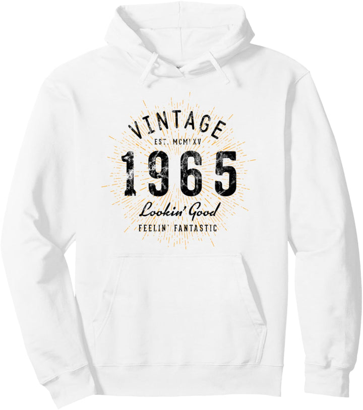 Vintage Geburtstag geboren 1965 Pullover Hoodie