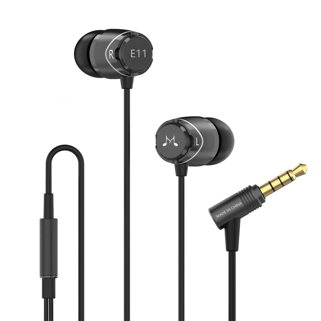 SoundMAGIC E11 High-Fidelity In-Ear Headphones with Soundproof Noise Reduction, Headset Schwarz, Sch