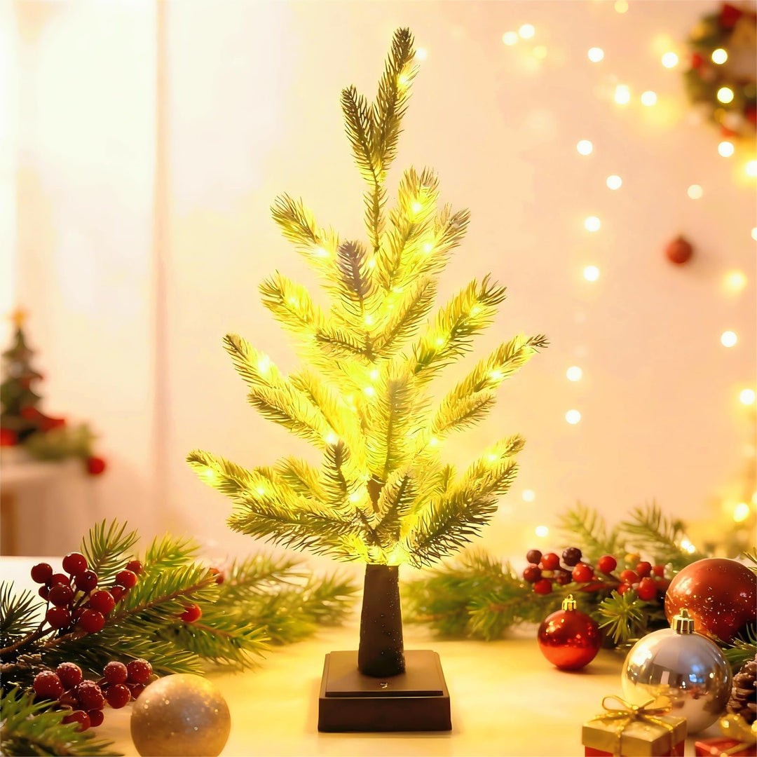 Weihnachtsdeko Lichterbaum Für Innen Weihnachtsbaum mit 60 LEDs & Timer, Weihnachten deko LED Baum L