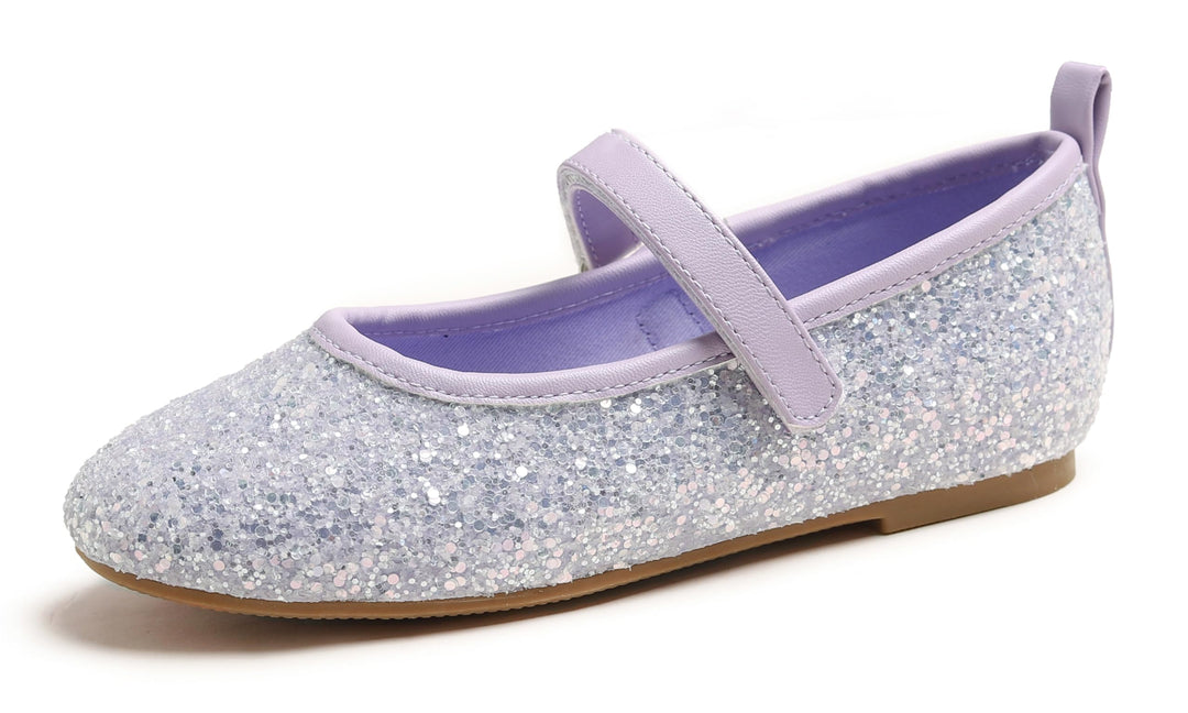 Feversole Girls Cute Dress, Mädchen süsses Kleid Mary Jane Schuhe weiche Party Urlaub Ballerinas 32