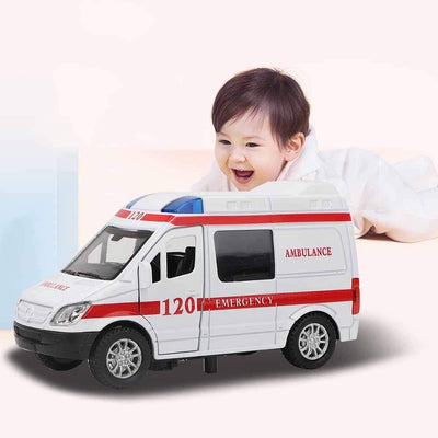 Cikonielf Krankenwagen Spielzeug Mini Simulation Krankenwagen Ambulance Krankenwagen Rettungswagen S