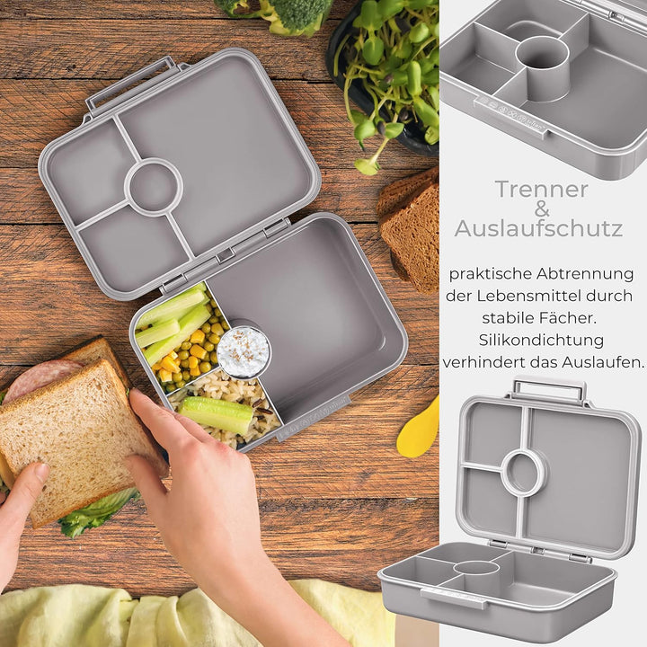 My Vesperbox – Bia - Bento Box Kinder - NEU - VERSTÄRKTE VERSCHLÜSSE - Auslaufsicher & BPA Frei - ex