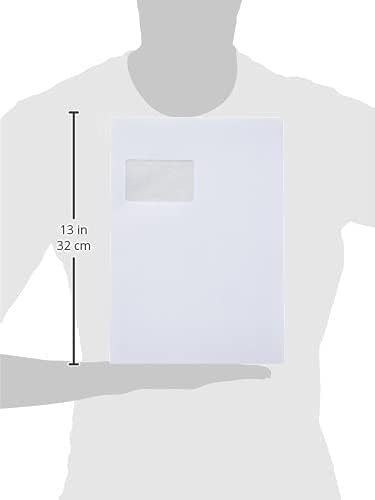 Herlitz Versandtasche C4 90 g Haftklebend mit Fenster, 75 Stück mit Innendruck in Folienpackung, ein