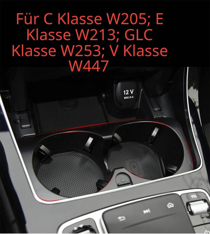 NICAVKIT Mittelkonsolen Getränkehalter W205, Mittelkonsole Becherhalter für W213, Cup Holder für Mer