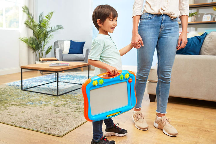 TOMY MegaSketcher Magnettafel für Kinder, Magnet Maltafel, Kinderspielzeug, Zaubertafel, fördert die