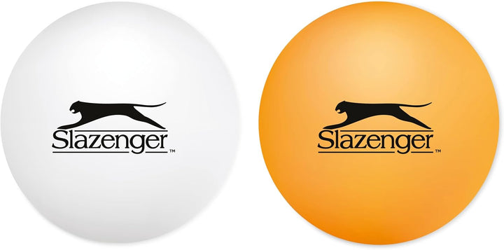 Slazenger Tischtennis Set - 15 Teilig - 4 Tischtennisschläger, 10 Tischtennisbälle und 1 Tragetasche