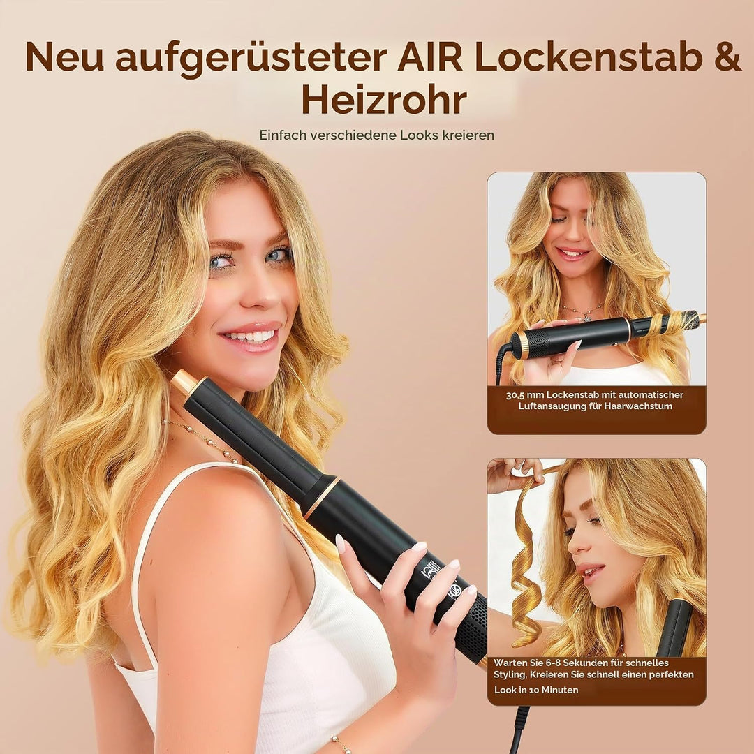 Pro Air Brush 5 in 1 Haarstyler Hairstyler Warmluftbürste 5 in 1 Atopskins Airbrush 5 In 1 Air Style