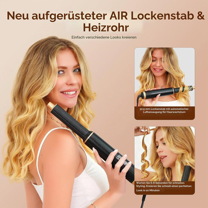 Pro Air Brush 5 in 1 Haarstyler Hairstyler Warmluftbürste 5 in 1 Atopskins Airbrush 5 In 1 Air Style