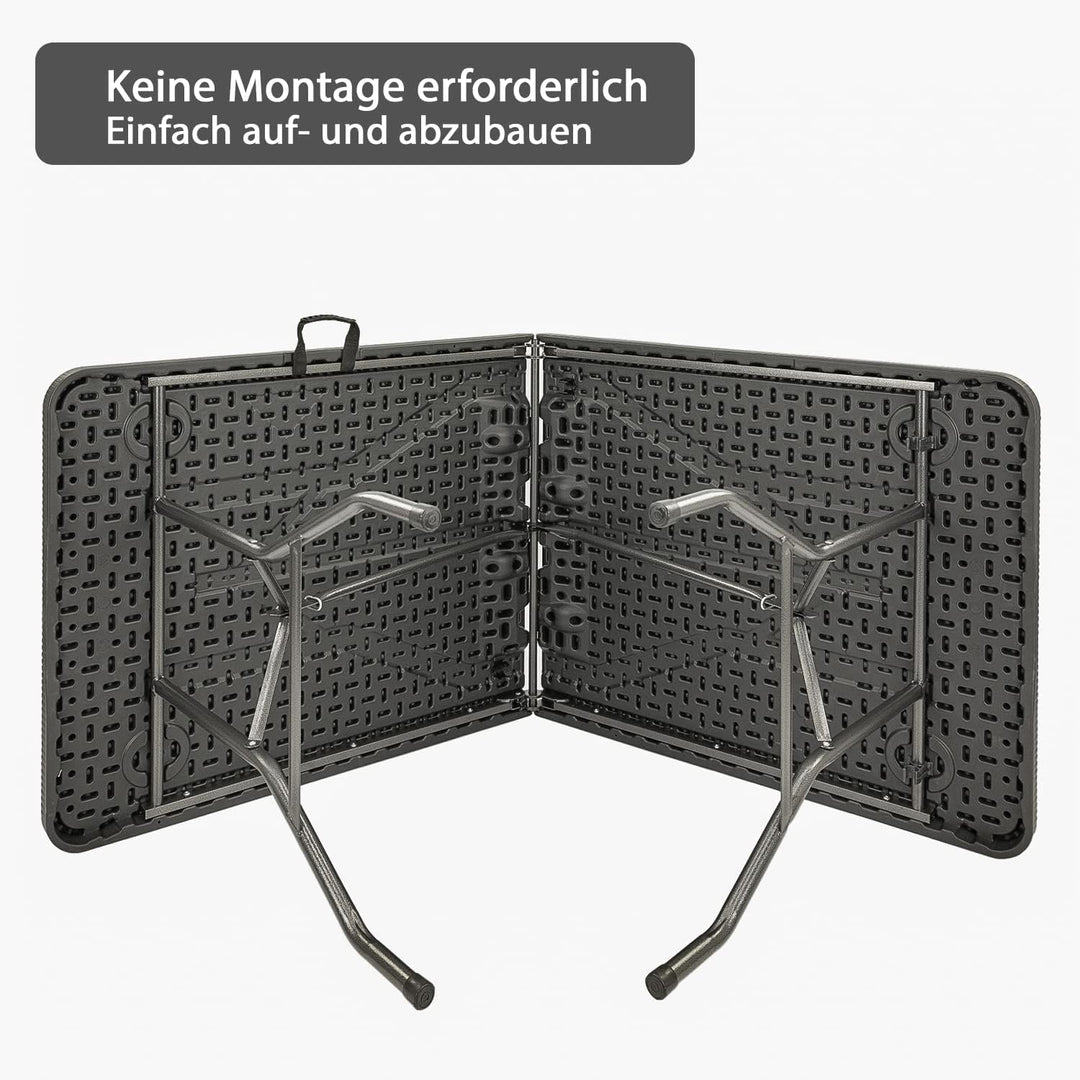 MaxxGarden Campingtisch Klappbar - Klapptisch Camping - Esstisch - Biertisch - Gartentisch - Tisch M