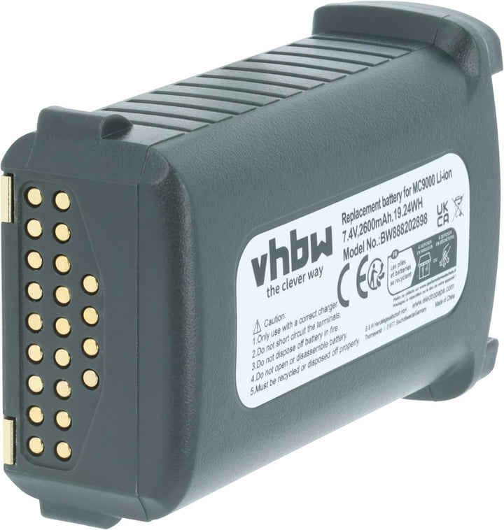 vhbw Akku kompatibel mit Symbol MC9090, MC9090-G, MC9090-K, MC9090-S, MC9097 Handheld Computer Scann