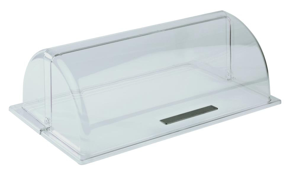 APS 11016 Sonntag GN 1/1 Transparente Roll-Top-Abdeckung mit Chrom überzogenen Griff, 53 x 32,5 x 19