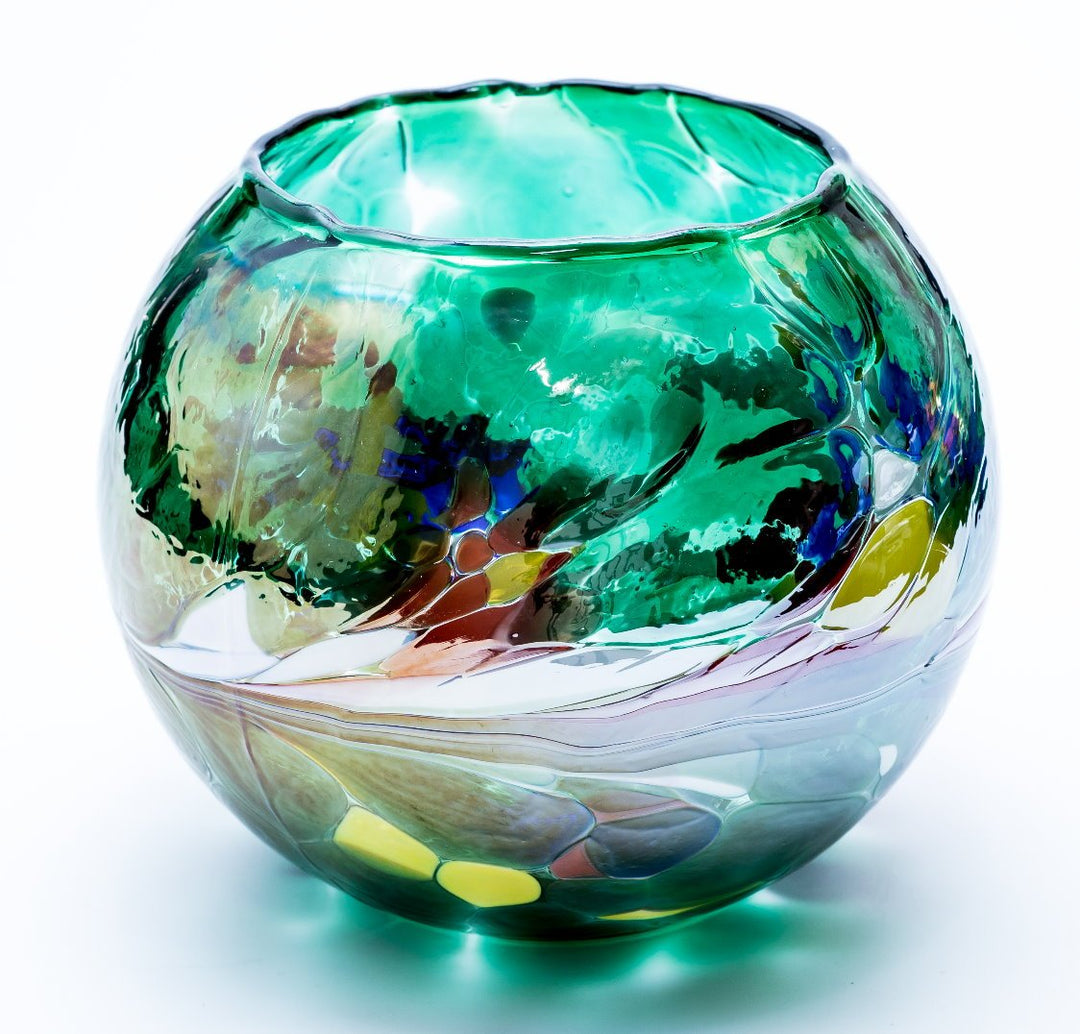 The Milford Collection - Friendship Nightlight - Tea Light Holder Green Small