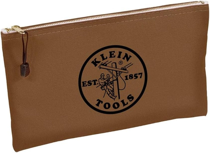 Klein Tools 5140 Leinwand Reissverschluss Taschen, 5141 Red, Gray, Black, Brown 4-Pack, Red, Gray, B