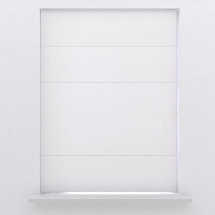 Raffrollo Easy Canvas - Weiss - 130 x 180 - Ohne Bohren - Klemmfix 130 x 180 cm Weiss, 130 x 180 cm