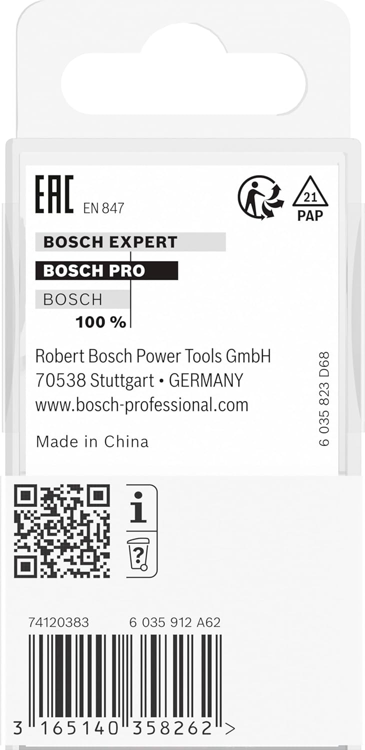 Bosch Professional 1x Hohlkehlenfräser Standard for Wood (für Holz, Radius 12mm, Arbeitslänge 15.6mm