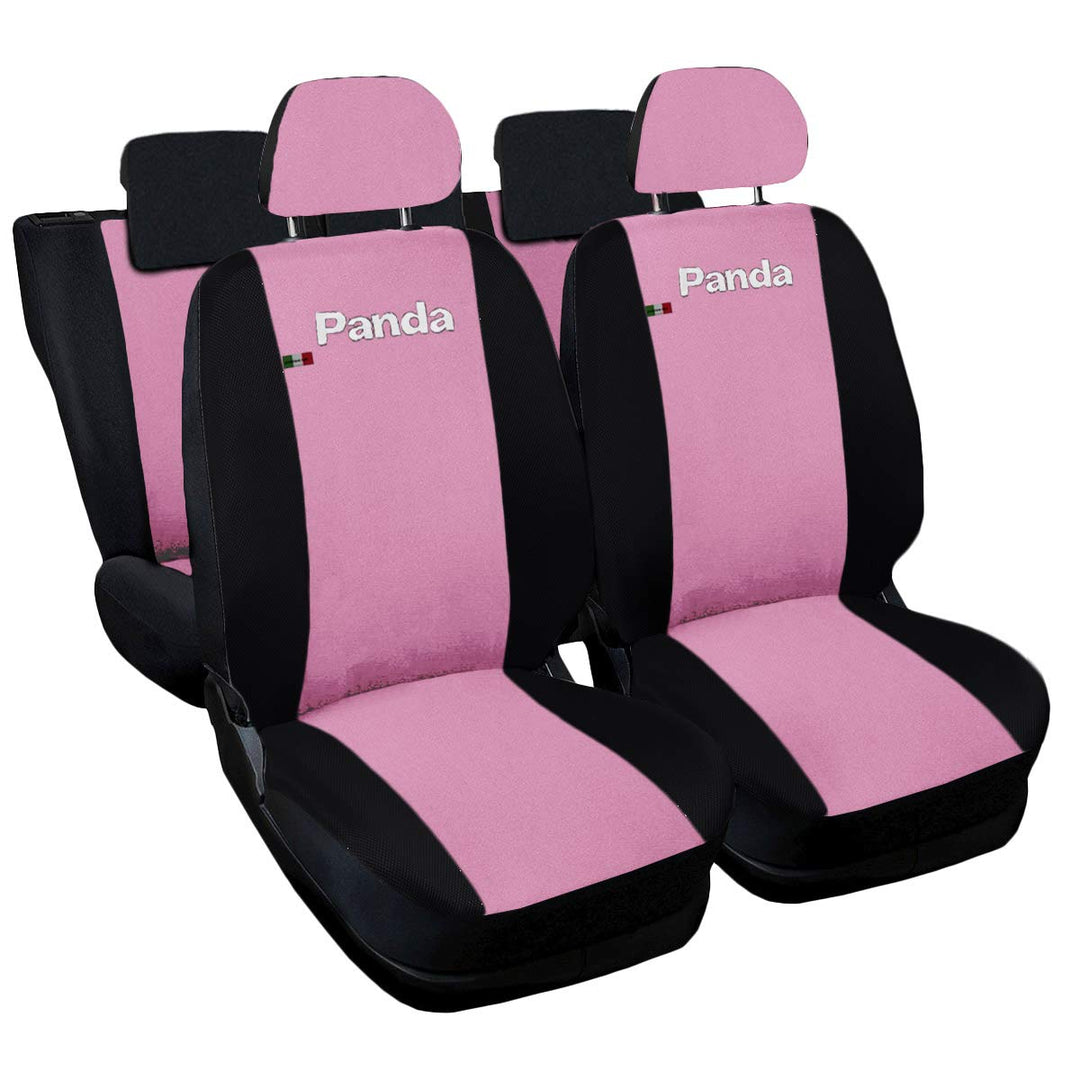 Auto Accessori Lupex - Kompatible Autositzbezüge für Panda zweite 169 und dritte 319 Reihe, rosa sch