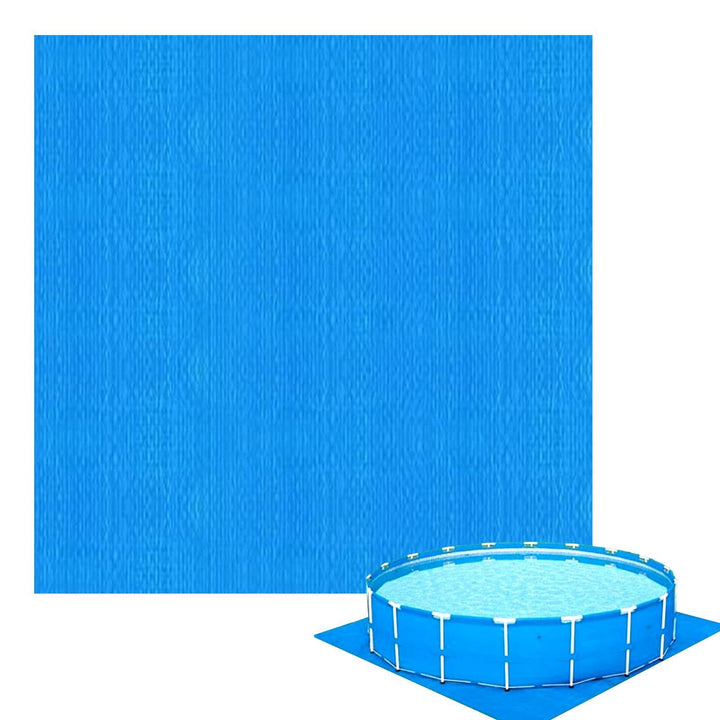 Boden-Pool-Pad | quadratische, dicke Bodenplane, dickere, robuste Pool-Auskleidung | für Grasterrass