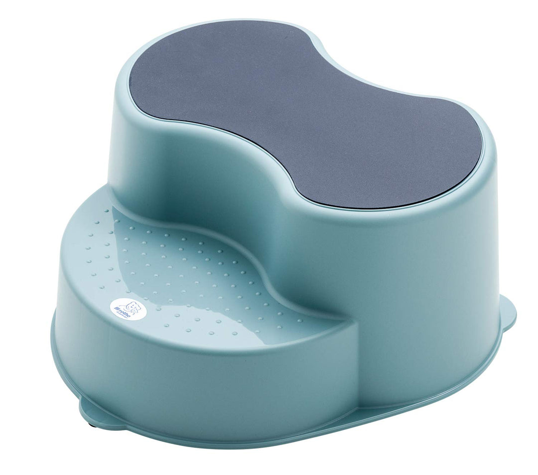 Rotho Babydesign TOP Kinderschemel, Anti-Rutsch-Trittfläche, Lagoon (Blau), 20005 0292 Lagoon Single