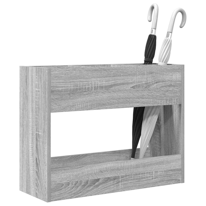 vidaXL Sonnenschirmhalter Graues Sonoma 65 x 24 x 50 cm Holzwerkstoff, Stylischer Halter, moderner R