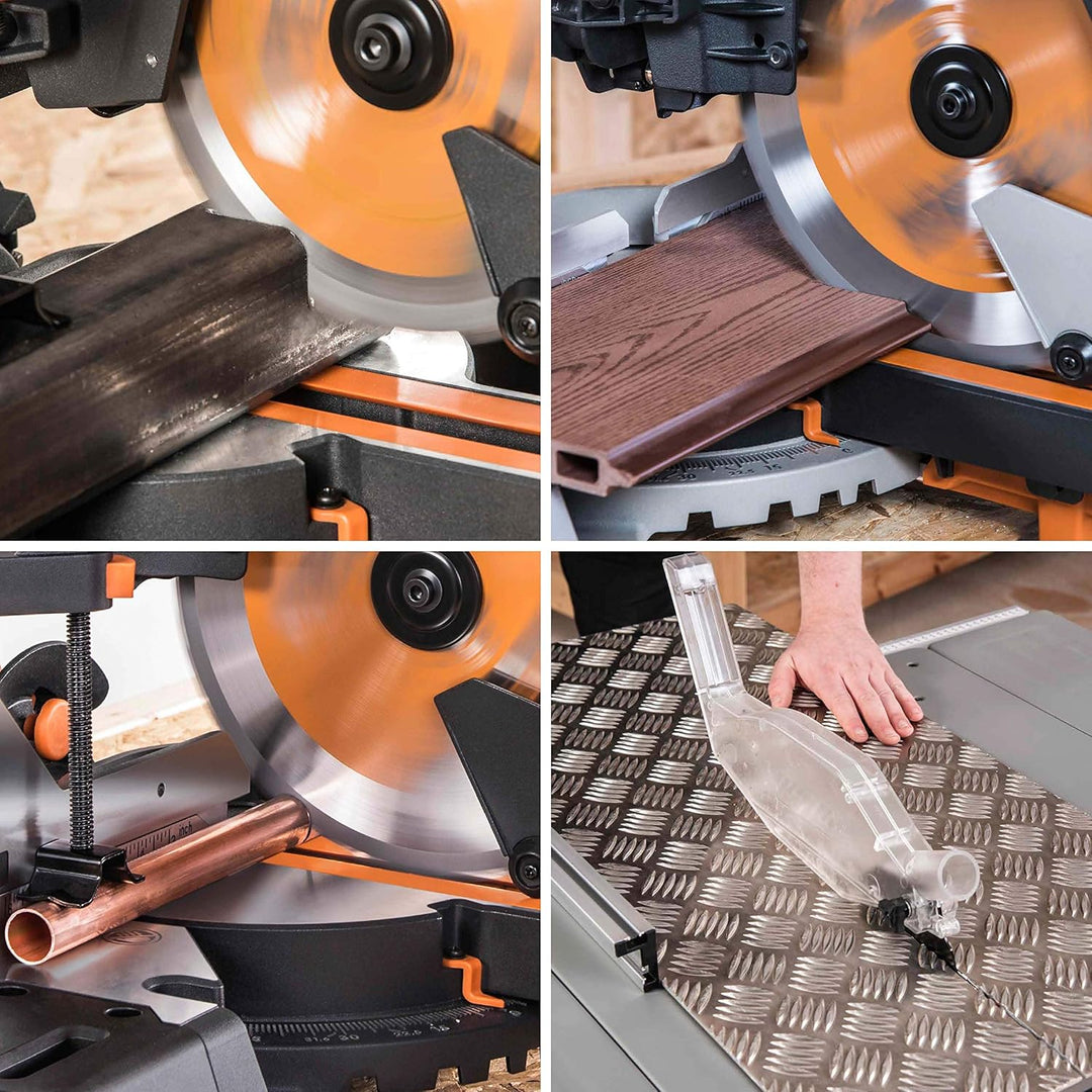 Evolution Power Tools R255TCT-28T (Rage) Mehrzweck-Sägeblatt mit Wolframkarbidbeschichtung, Holz, Si