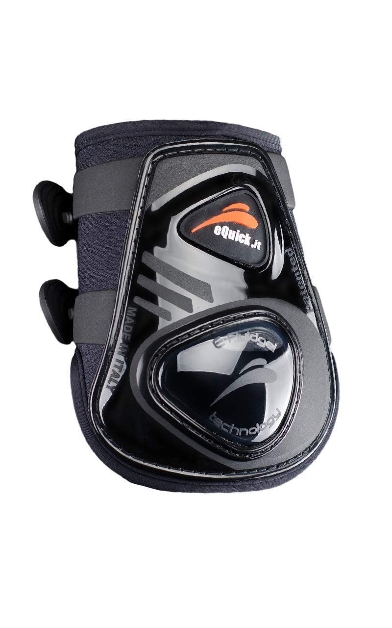 eQuick Streichkappe eShock Legend mit Knopfverschluss Black Edition Farbe Schwarz, Grösse M