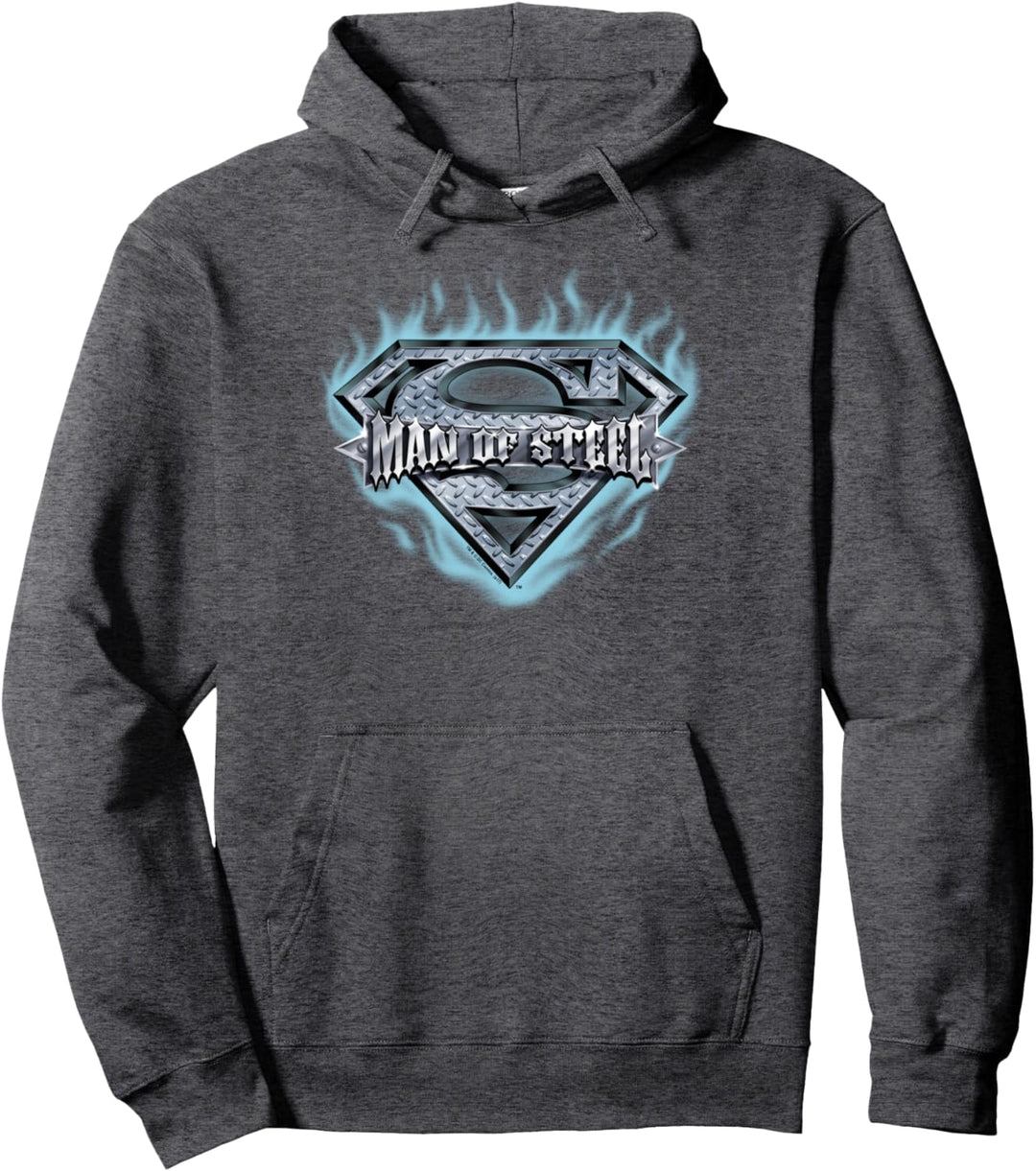 Man of Steel Superman Shield Pullover Hoodie