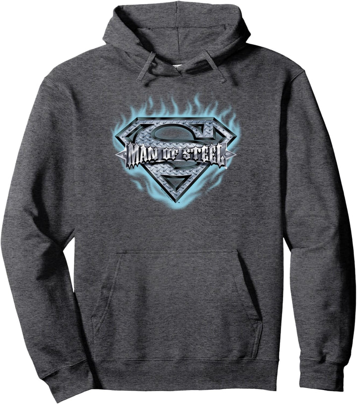 Man of Steel Superman Shield Pullover Hoodie