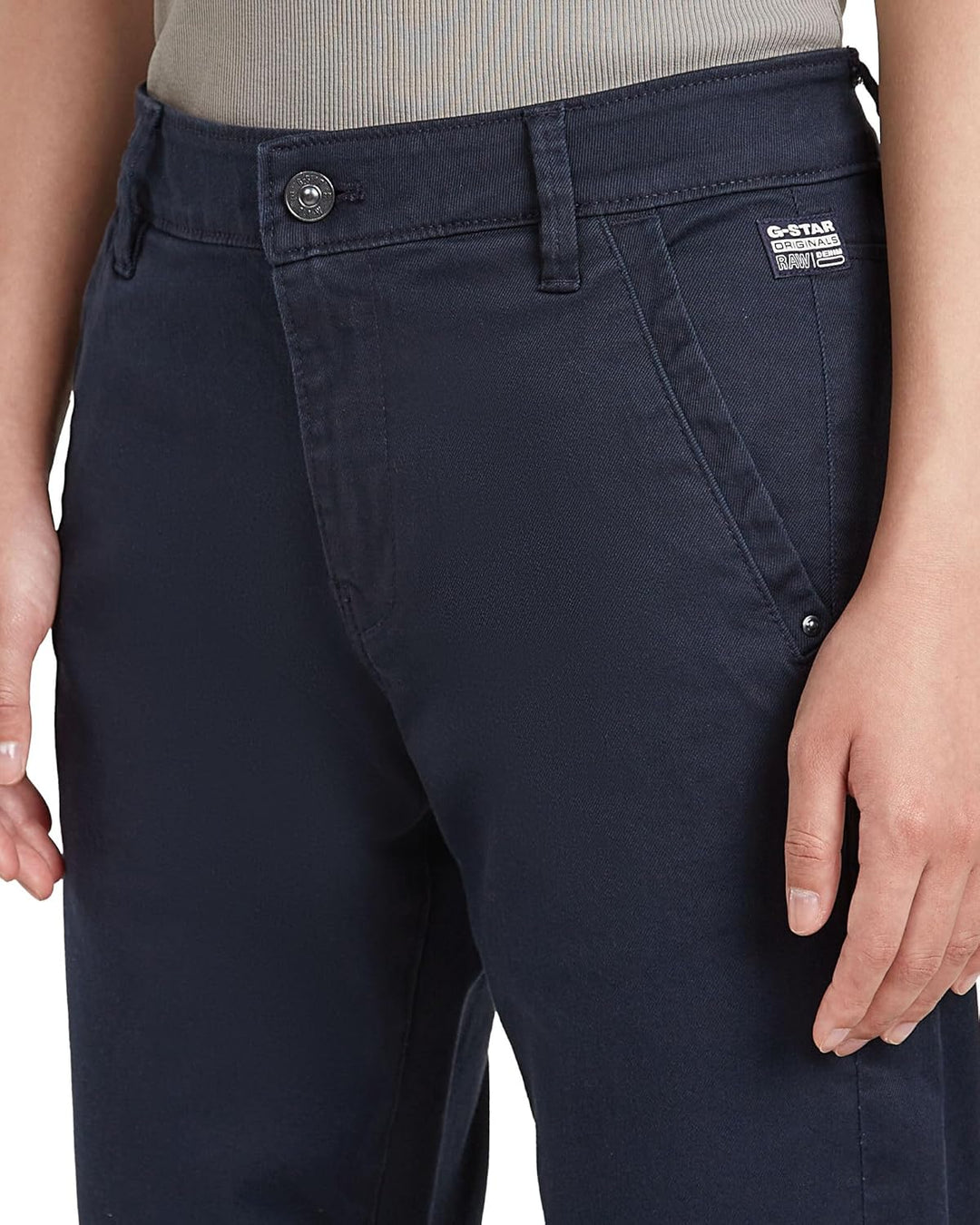 G-STAR Damen Kate Boyfriend Chino 23W / 30L Blau (Salute D25257-c105-c742), 23W / 30L Blau (Salute D