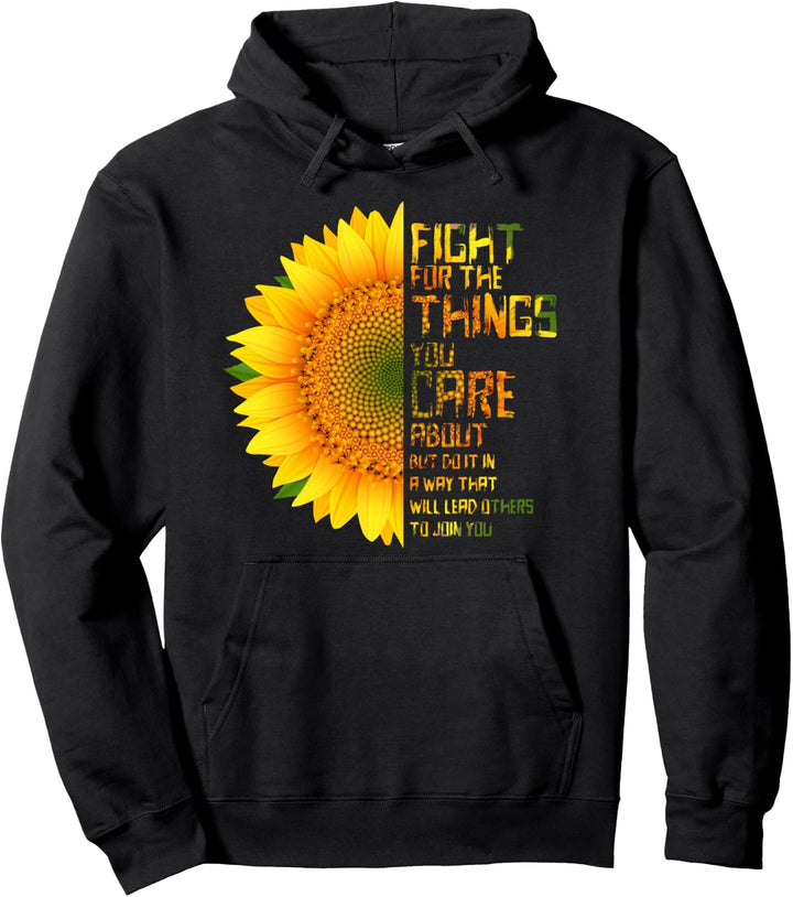 Fight For The Things You Care About Notorious Ruth Bader rbg Pullover Hoodie